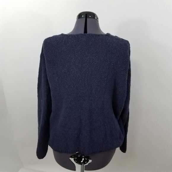 Diane Von Furstenberg Sweater‎ 1X Plus Blue V-neck - Picture 6 of 8